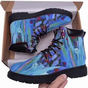 Men Flower Bed Mid Top Boots