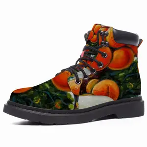 Men Apricots In The Garden Mid Top Boots