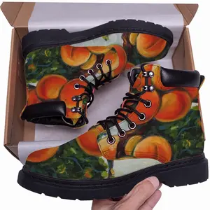 Men Apricots In The Garden Mid Top Boots