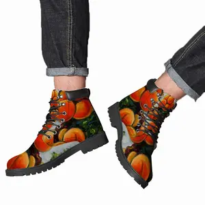 Men Apricots In The Garden Mid Top Boots