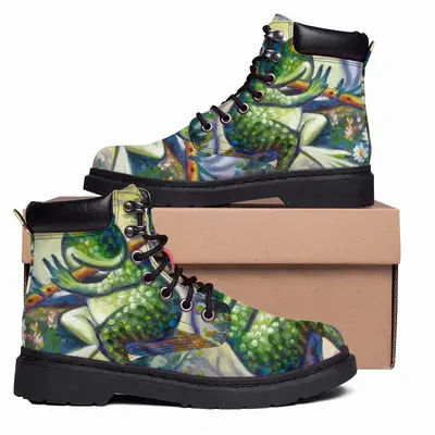 Men Frog Song Mid Top Boots