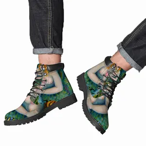 Men Mermaid Love Mid Top Boots