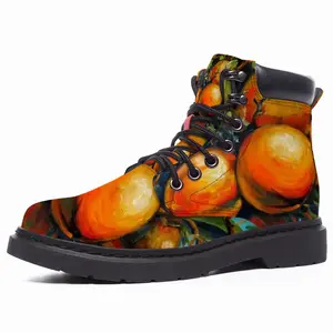 Men Coconut Palm Tree Mid Top Boots