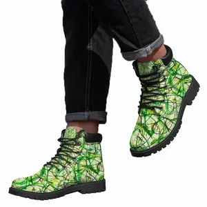 Men Go Green Mid Top Boots