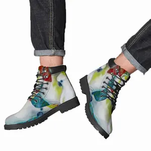 Men Enduring Beauty Parrots Mid Top Boots