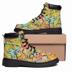 Men Good Vibes Leaks Mid Top Boots