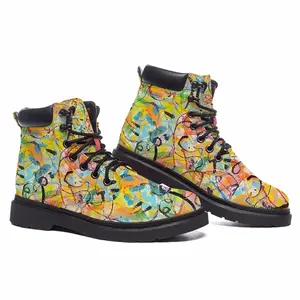 Men Good Vibes Leaks Mid Top Boots