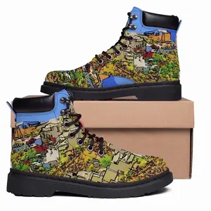 Men Santorini View Of Oia Mid Top Boots