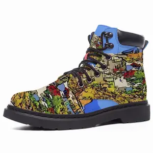 Men Santorini View Of Oia Mid Top Boots