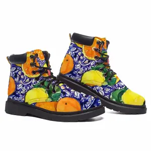 Men Oranges Mid Top Boots