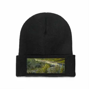 Country Landscape Realism Knitted Hat