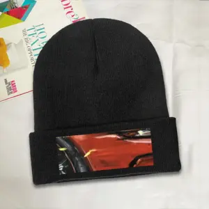 Porsche Red Crash Knitted Hat