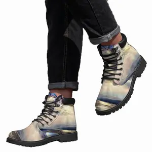 Men Sun Glitter Mid Top Boots