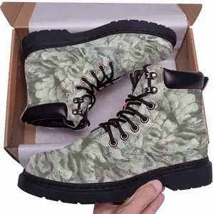 Men Winter Flower Mid Top Boots