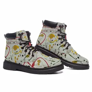 Men Ellipsis Mid Top Boots