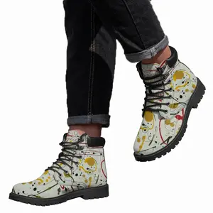 Men Ellipsis Mid Top Boots