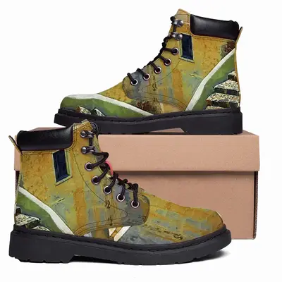 Men Santorini Oia Stairs Mid Top Boots