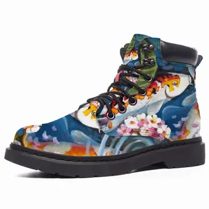 Men Romance In The Water Mid Top Boots