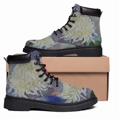 Men Chrysanthemum Mid Top Boots