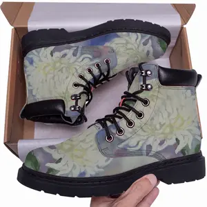 Men Chrysanthemum Mid Top Boots