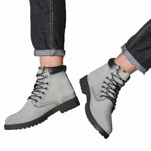 Men “Peace” Mid Top Boots