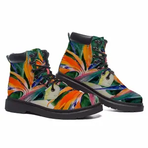 Men Strelitzia Plant Mid Top Boots