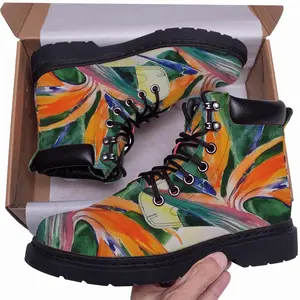 Men Strelitzia Plant Mid Top Boots