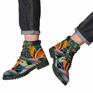 Men Strelitzia Plant Mid Top Boots