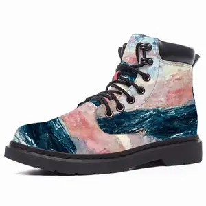 Men Sunset Sea Mid Top Boots