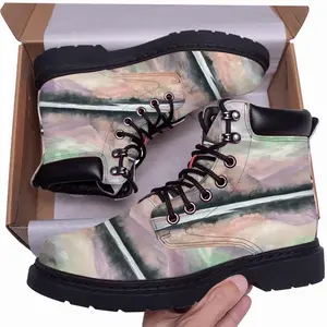 Men Aurora Borealis Mid Top Boots