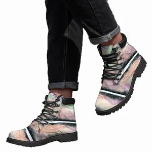 Men Aurora Borealis Mid Top Boots