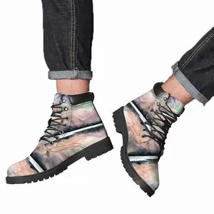 Men Aurora Borealis Mid Top Boots