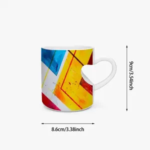 The Grexit Peach Heart Mug