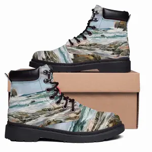 Men Wind And Waves Mid Top Boots