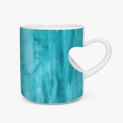 The Sea Peach Heart Mug