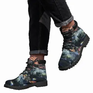 Men Sunrise Over The Blue Mountains Mid Top Boots