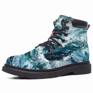 Men Water And Wind Mid Top Boots