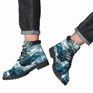 Men Water And Wind Mid Top Boots