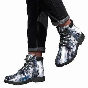 Men Pencil Falls Mid Top Boots