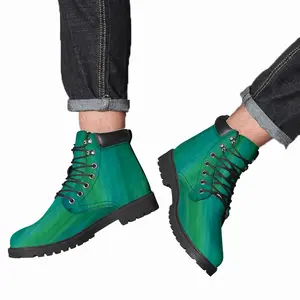 Men Emerald And Blue Ii Mid Top Boots