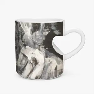 Horse Tree Peach Heart Mug