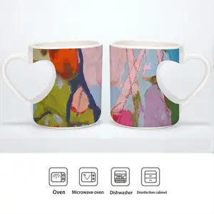 Indoor Mountain Peach Heart Mug