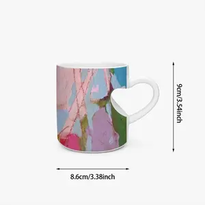 Indoor Mountain Peach Heart Mug