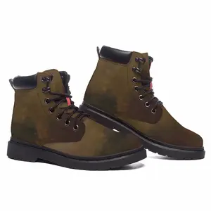 Men Blurred Fruit Mid Top Boots