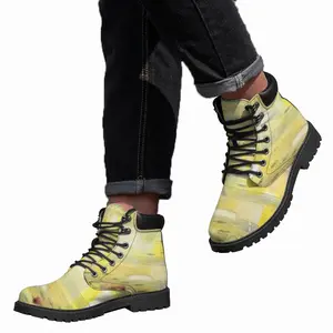 Men Borders Mid Top Boots