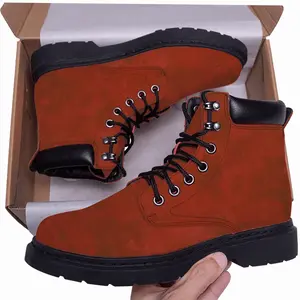 Men Seeing Red Mid Top Boots