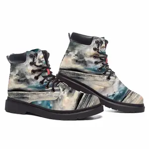 Men Dark Spring Mid Top Boots