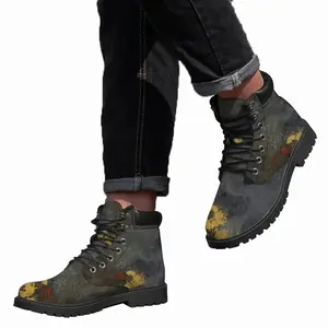 Men Rivers Of Gold Mid Top Boots