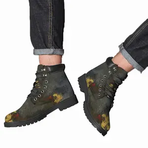 Men Rivers Of Gold Mid Top Boots