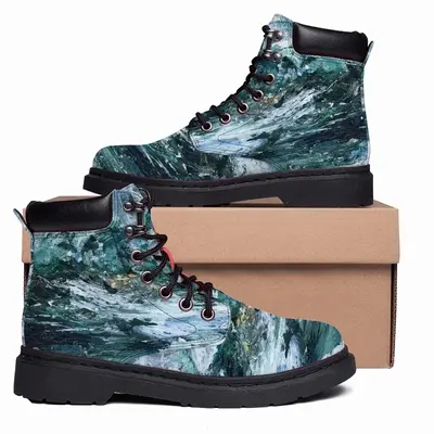 Men Sea Swirl Mid Top Boots